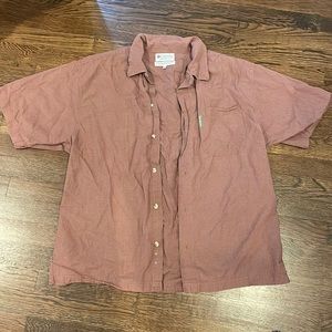 Sick vintage Columbia short sleeve button down